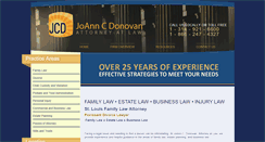 Desktop Screenshot of lawdonovan.com